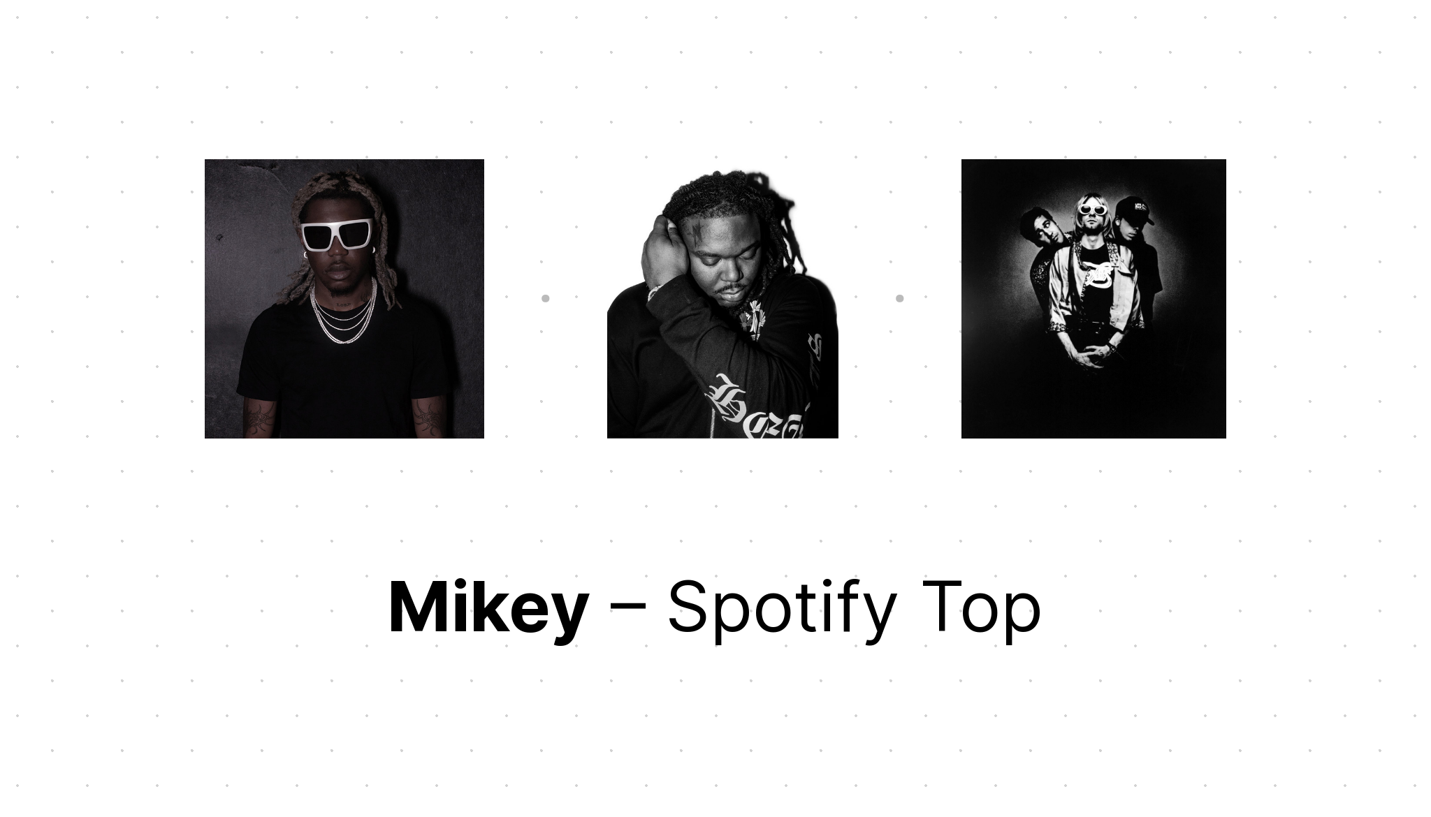 Mikey s Most Listened Artists And Songs On Spotify Musicalyst mikey-s-most-listened-artists-and-songs-on-spotify-musicalyst